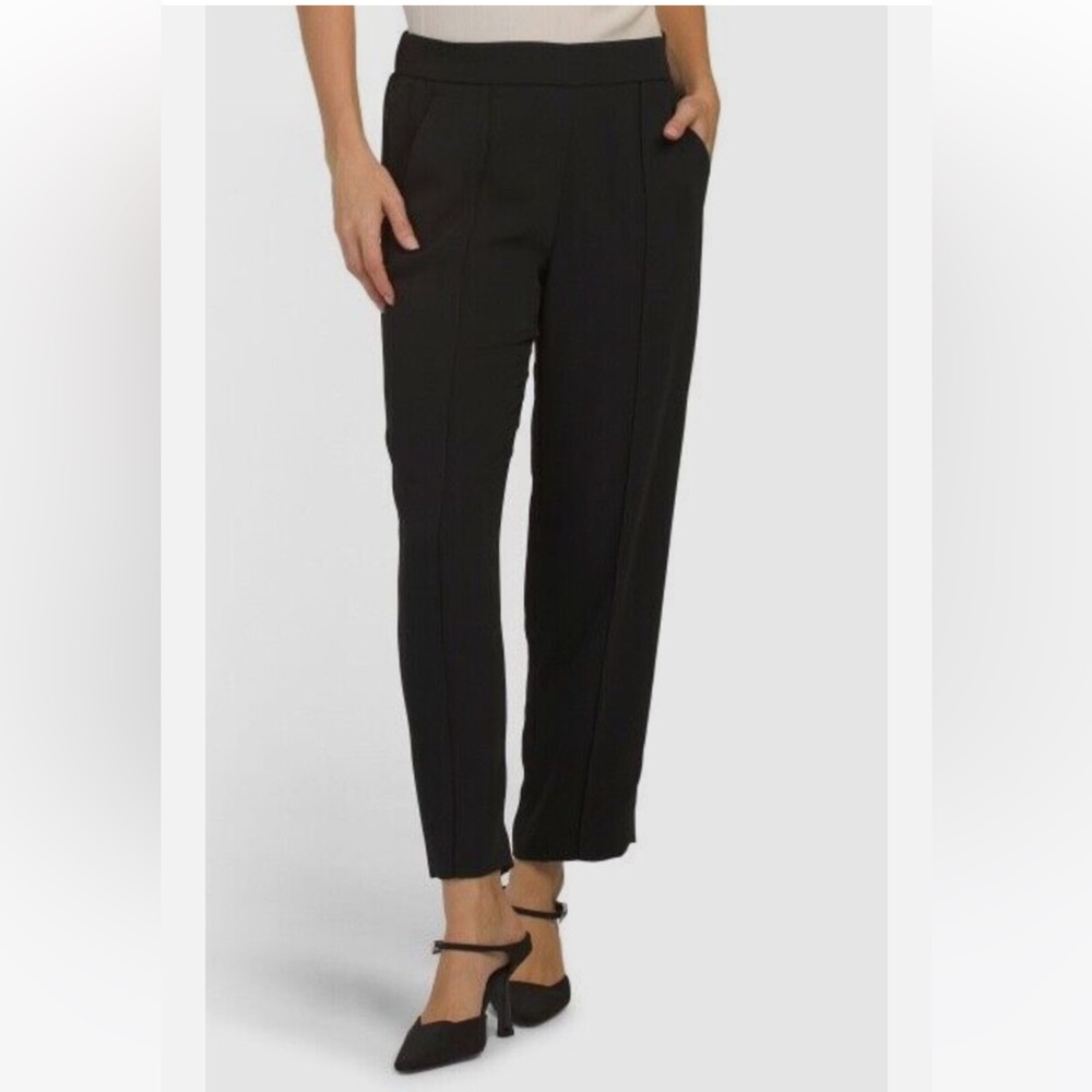 Vince Pleated Tapered Trousers Pull On NWT